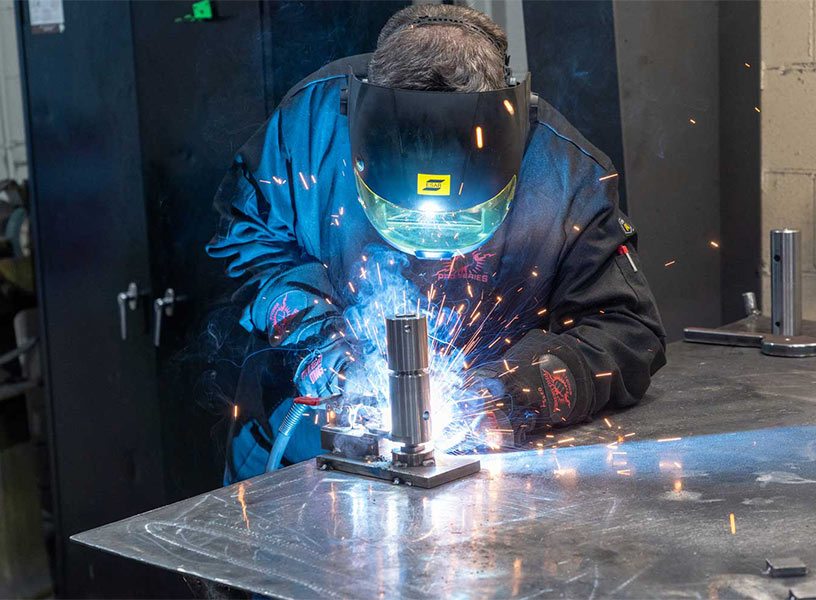Welder at Bearon Manufacturing